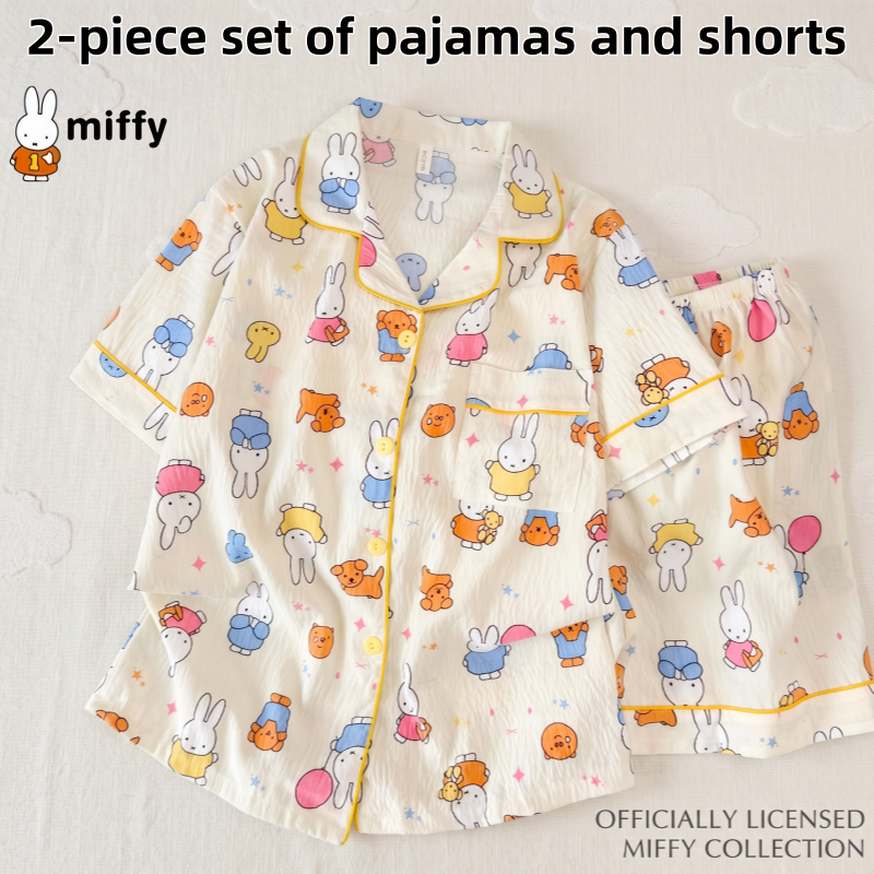 Women Shoes Xxl - Cartoon Miffy Thin Version Sleepwear 2-piece