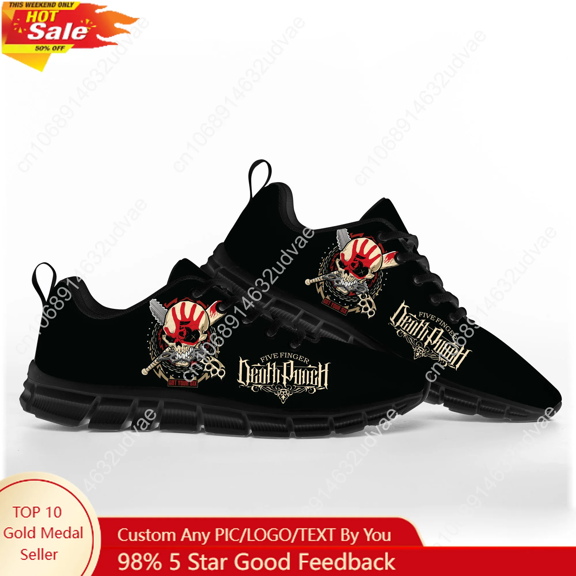 Women'S Shoes Casual Sneakers - Five Finger Death Punch Sports Shoes