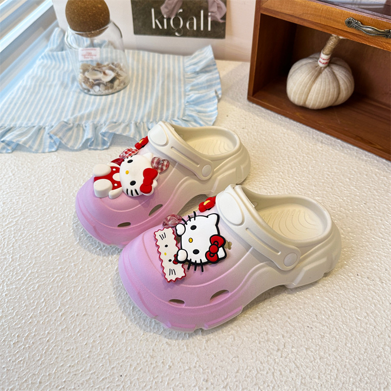 Women'S Shoes Clogs - Sanrio Ombre Gradient Hello Kitty Clogs