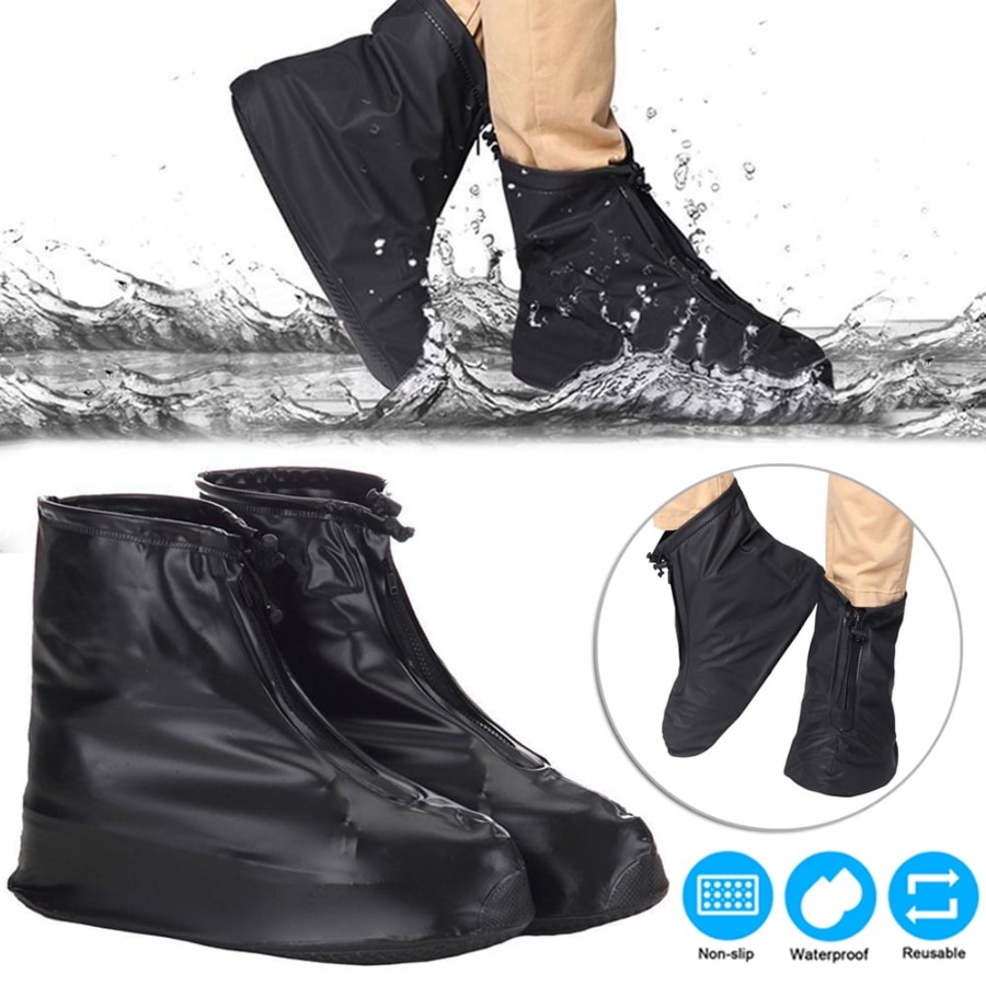 Women Shoes Xxl - Waterproof Rain Shoe Covers Anti-Slip Galoshes