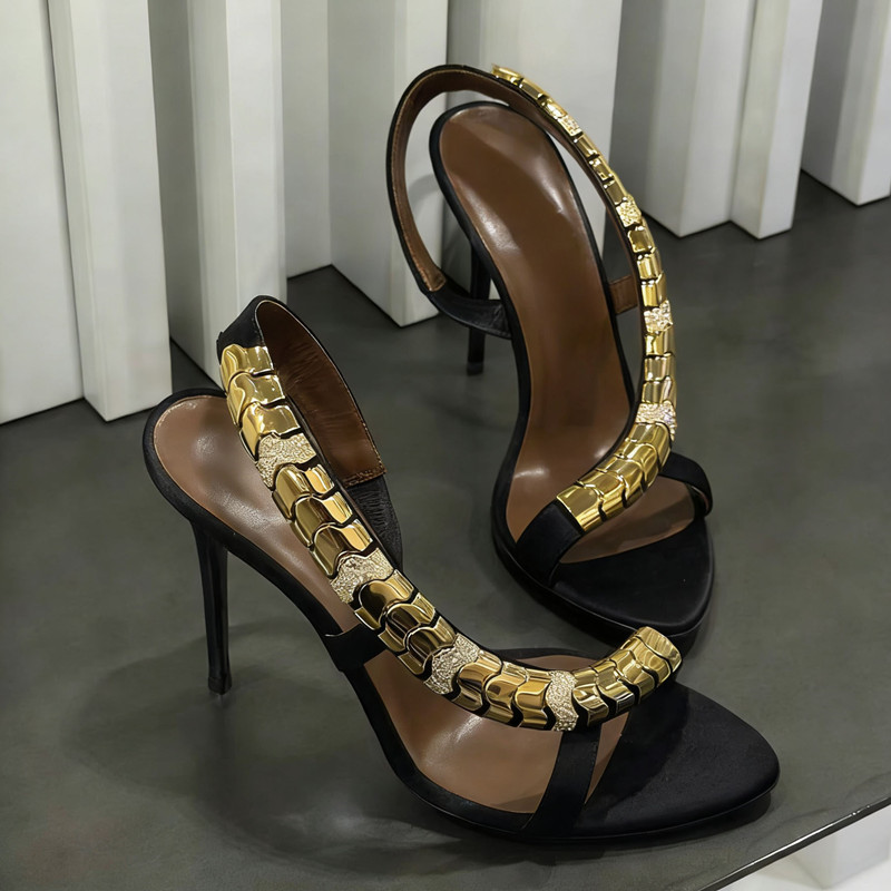 Luxury Rhinestones Sequined Sa - Rhinestone Sandal Women 리뷰 및 가격