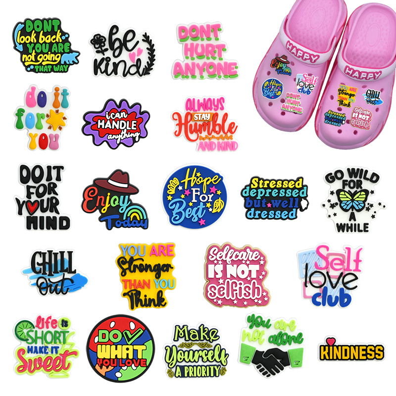1/20Pcs Motivational Positive  - Women Shoes Kinds 리뷰 및 가격