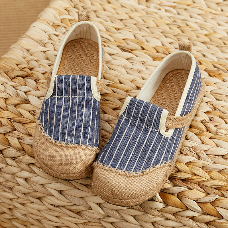 Careaymade-Women Striped Linen - Women'S Shoes Vegan 리뷰 및 가격