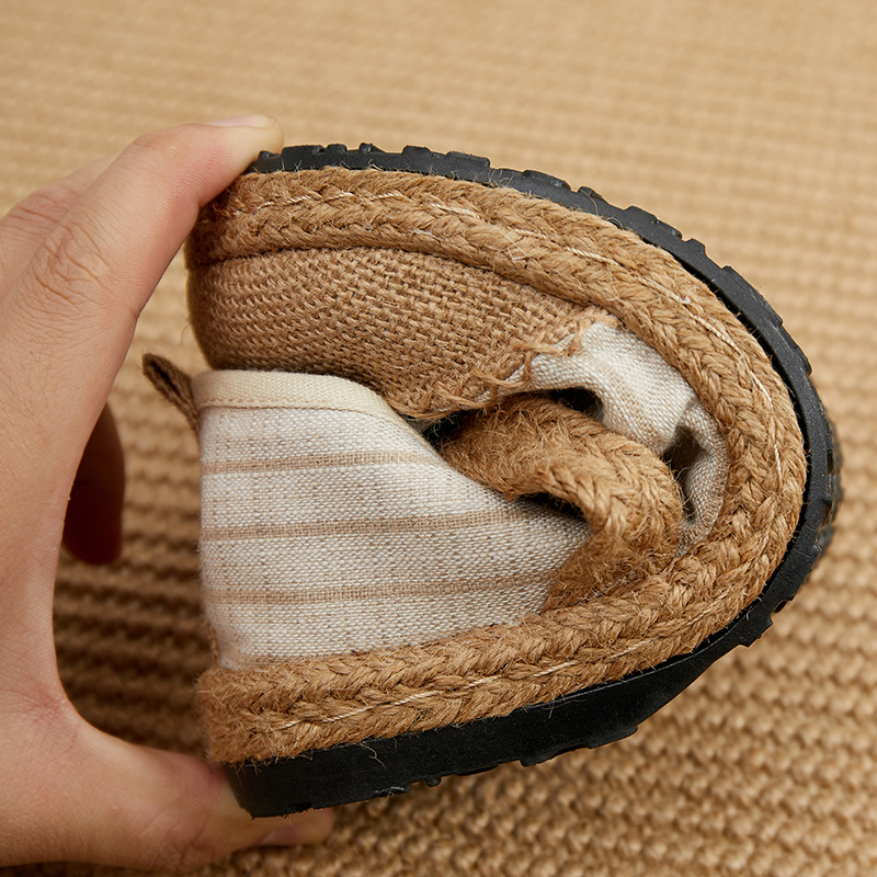 Careaymade-Women Striped Linen - Women'S Shoes Vegan 리뷰 및 가격
