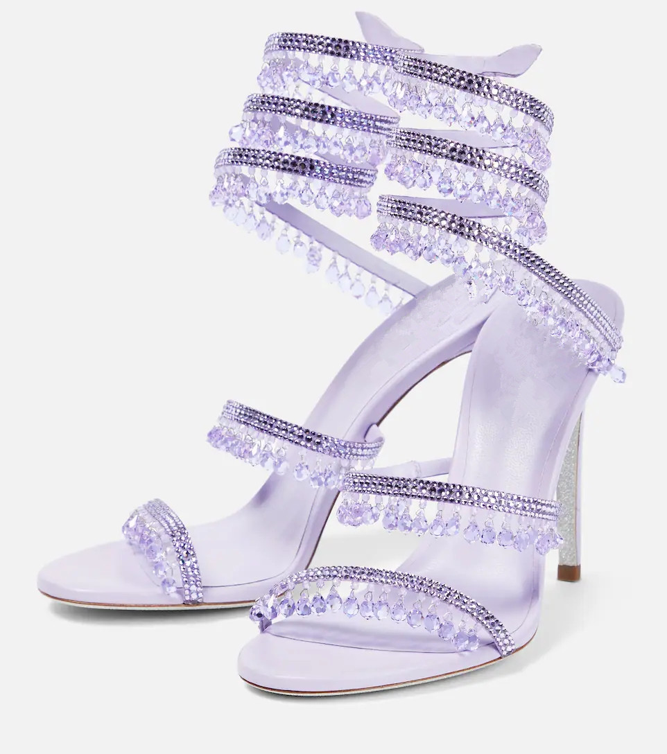 Sexy Green Crystal Fringe Stil - Rhinestone Sandal Women 리뷰 및 가격