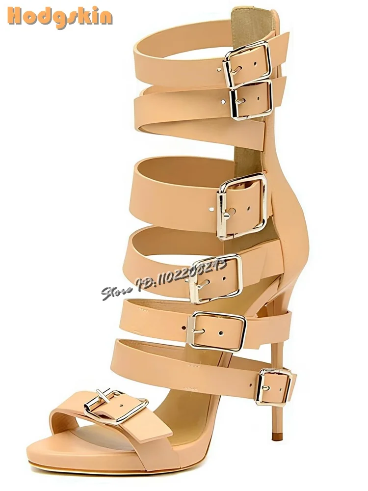 Retro Buckle Strap Stiletto Sa - Women Shoes Zipper 리뷰 및 가격