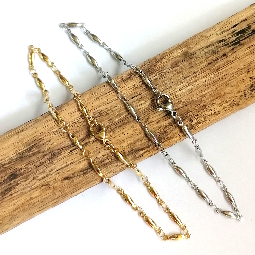 18K Gold Stainless Steel Ankle - Gold Chain Sandal 리뷰 및 가격