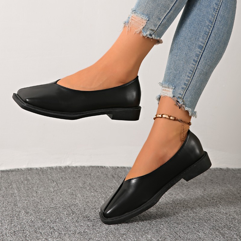 Slip-on Block Heel Single Shoe - Women'S Shoes Non Slip 리뷰 및 가격