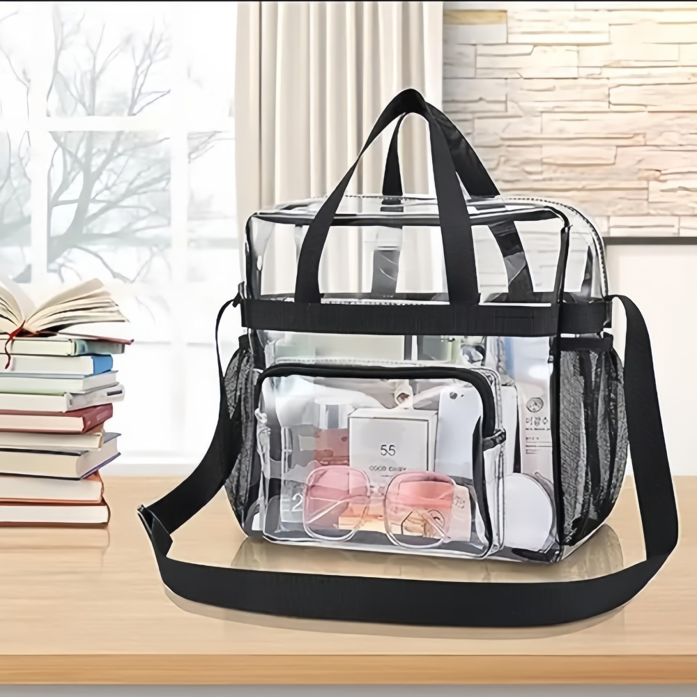 Clear Tote Bag Heavy Duty Plas - Women Shoes Zipper 리뷰 및 가격