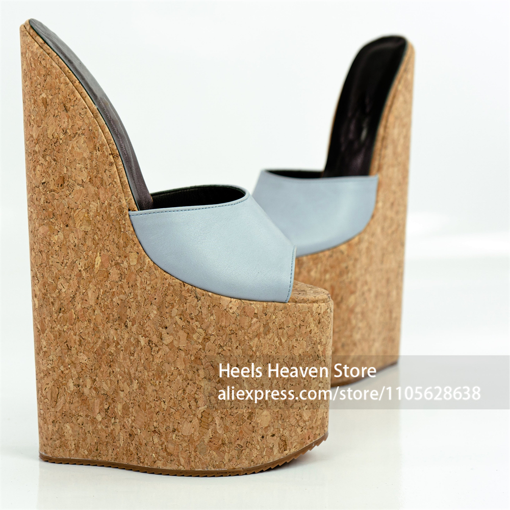 Pink Peep Toe Cork Texture Bac - Women'S Shoes Vegan 리뷰 및 가격