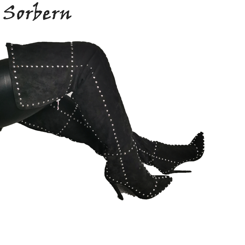 Sorbern Rivet Wide Fit Thigh B - Women'S Shoes Vegan 리뷰 및 가격