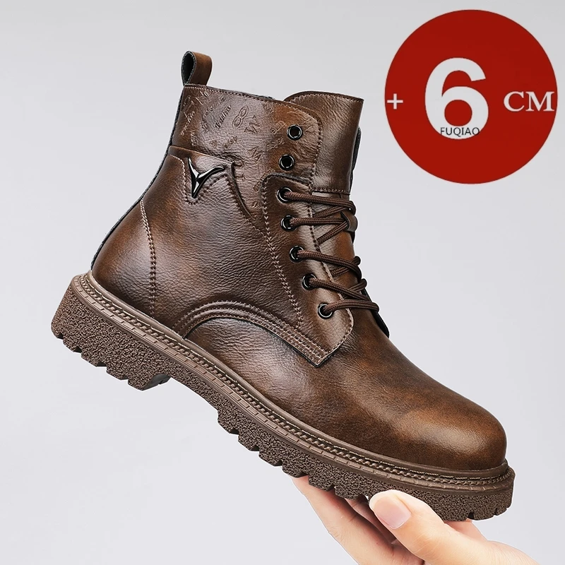 6cm Invisible Height Increasin - Suede Ankle Boot 리뷰 및 가격