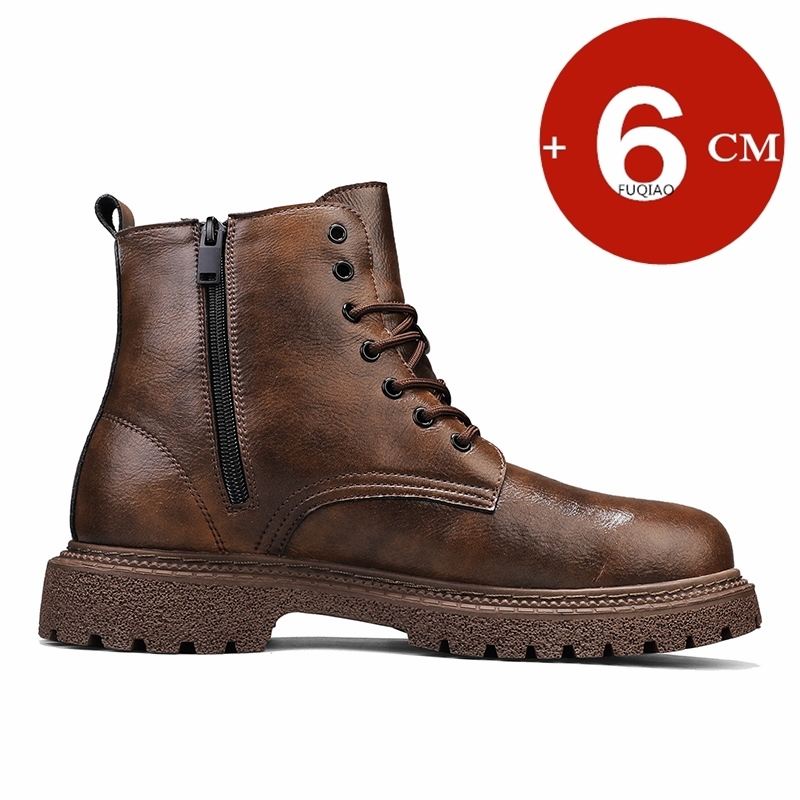 6cm Invisible Height Increasin - Suede Ankle Boot 리뷰 및 가격