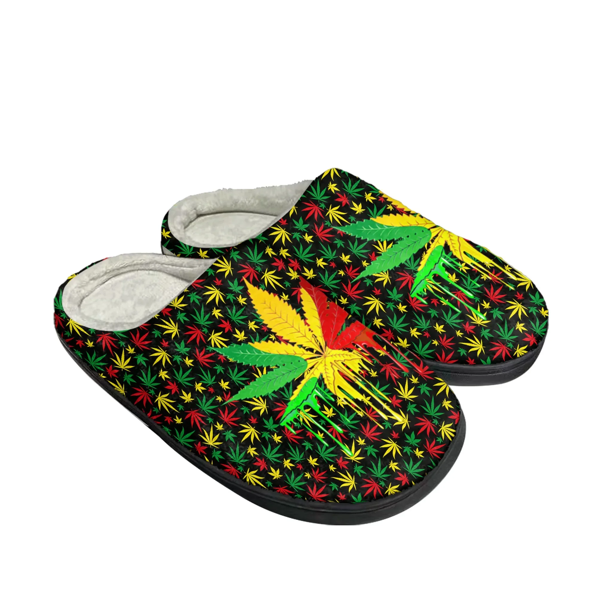 Leaf Weed Rasta Marijuana Red  - Women'S Shoes Yellow 리뷰 및 가격