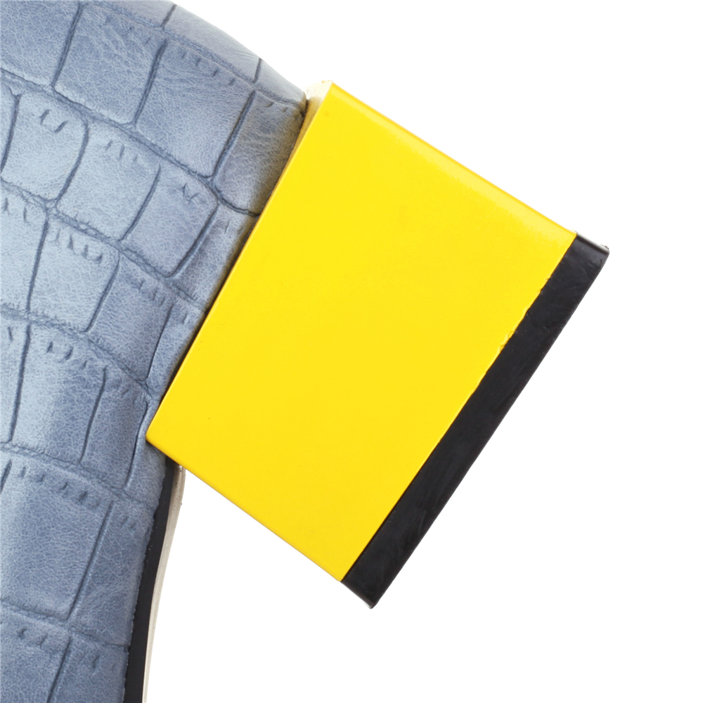 Square Low Heels Shoes Elegant - Women'S Shoes Yellow 리뷰 및 가격