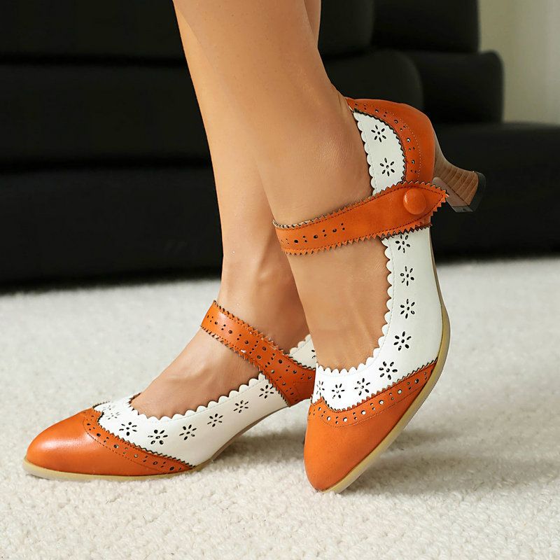 Women Two Tone Mary Jane Pumps - Women'S Xti Shoes 리뷰 및 가격
