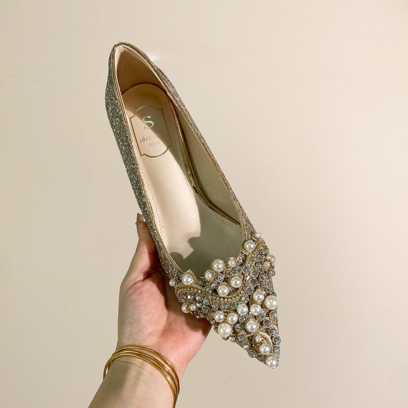 High-end Rhinestone Block Heel - Women'S Shoes Non Slip 리뷰 및 가격