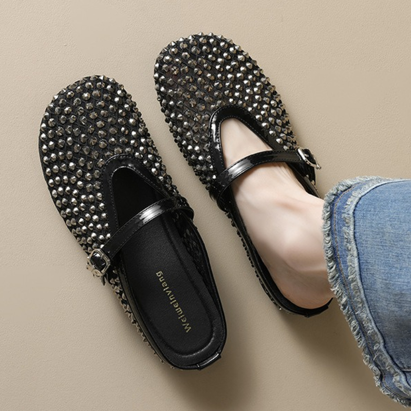 Mesh Rhinestone Brand Slippers - Rhinestone Sandal Women 리뷰 및 가격