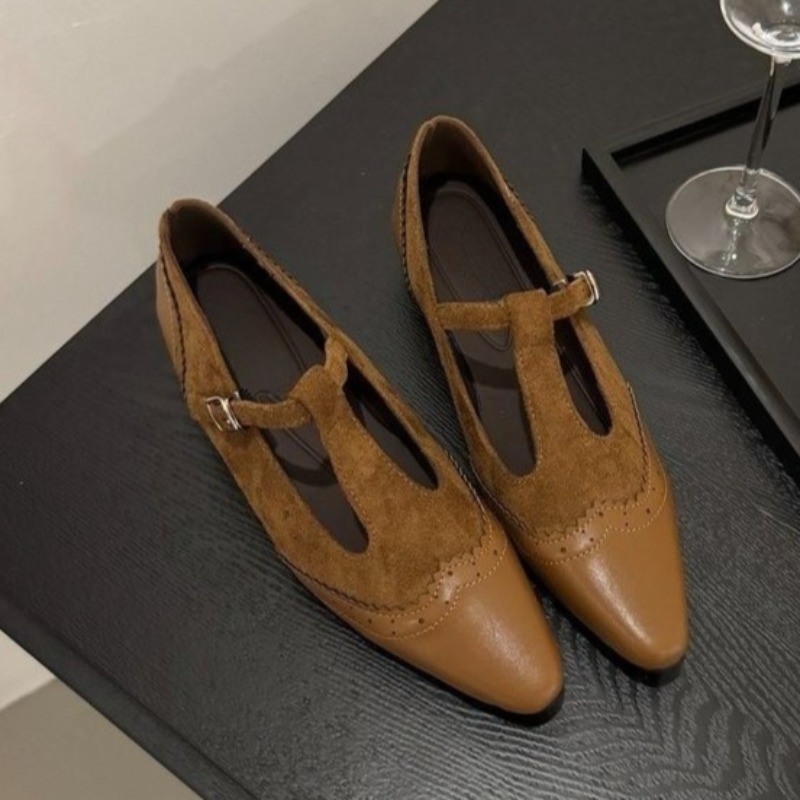 One Buckle Strap Low Heel Sing - Women'S Shoes Non Slip 리뷰 및 가격