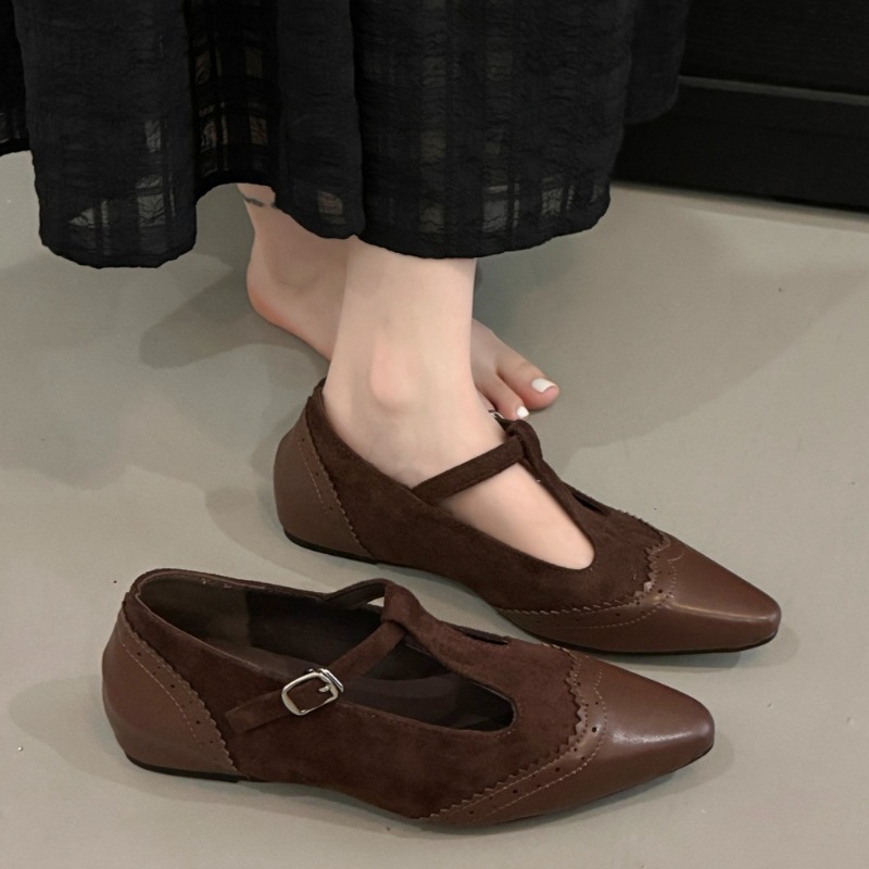 One Buckle Strap Low Heel Sing - Women'S Shoes Non Slip 리뷰 및 가격