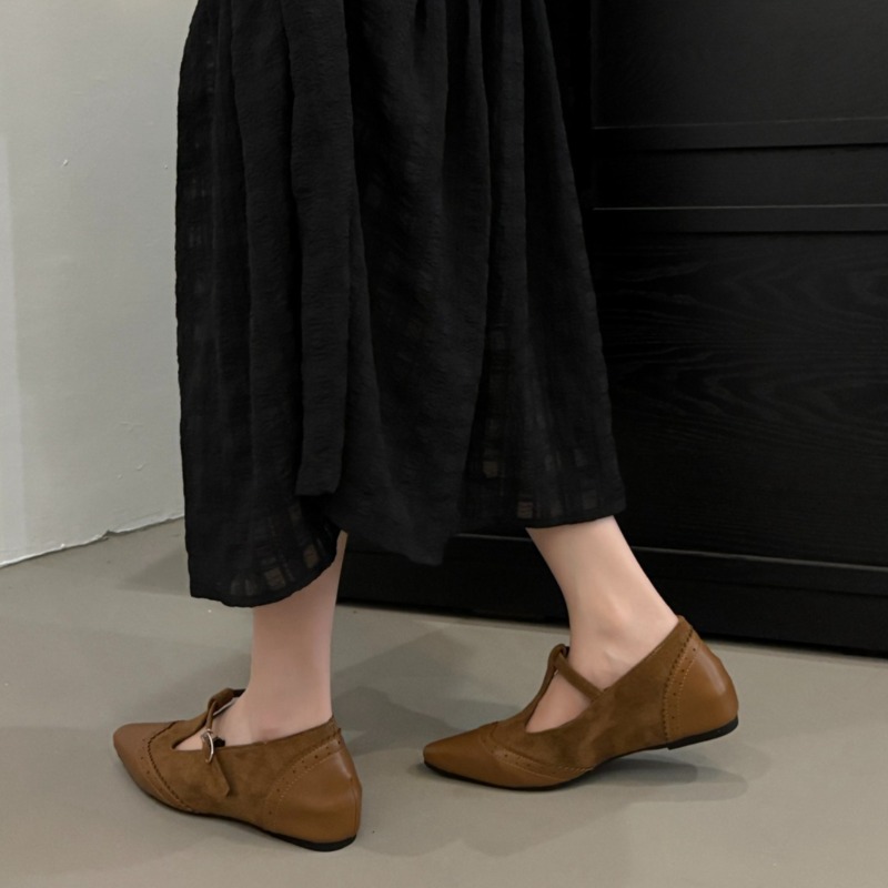 One Buckle Strap Low Heel Sing - Women'S Shoes Non Slip 리뷰 및 가격