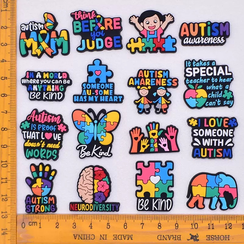 16-100pcs Be Kind Autism Shoe  - Women Shoes Kinds 리뷰 및 가격
