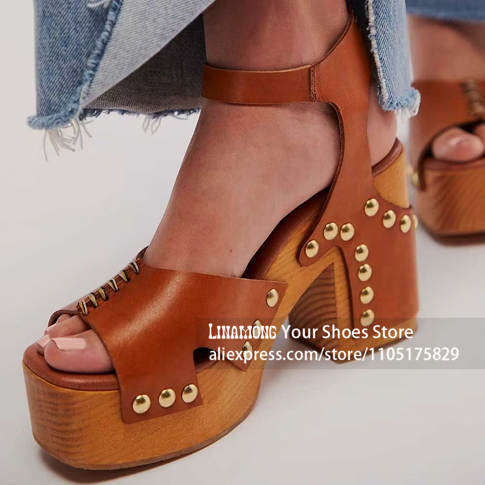 Chunky Heel Platform Clog Sand - Women'S Shoes Clogs 리뷰 및 가격