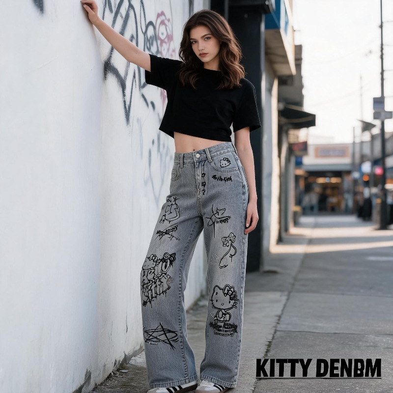 Cute Keiokitty Rhinestone Graf - Women Shoes Xxl 리뷰 및 가격