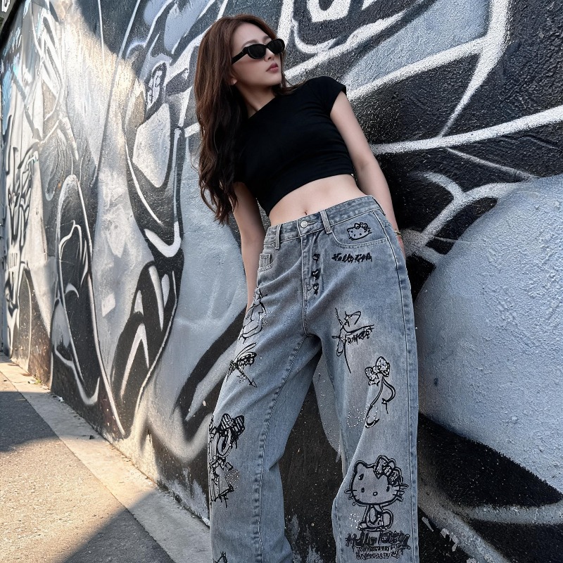 Cute Keiokitty Rhinestone Graf - Women Shoes Xxl 리뷰 및 가격