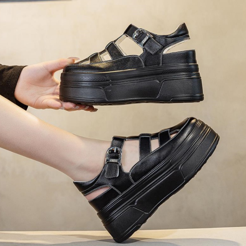 8.5cm Hollow Full Cow Genuine  - Women'S Shoes Casual Sneakers 리뷰 및 가격
