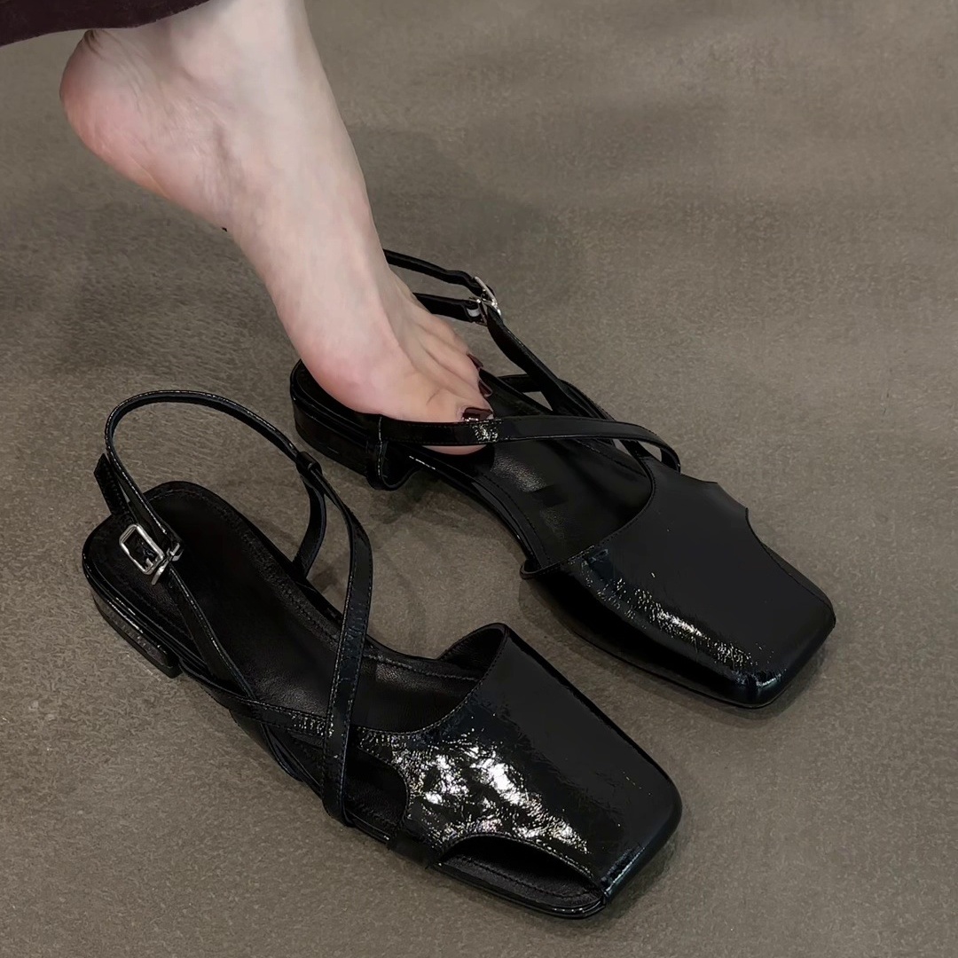 Fashion Patent Leather Sandals - Women'S Shoes Clogs 리뷰 및 가격