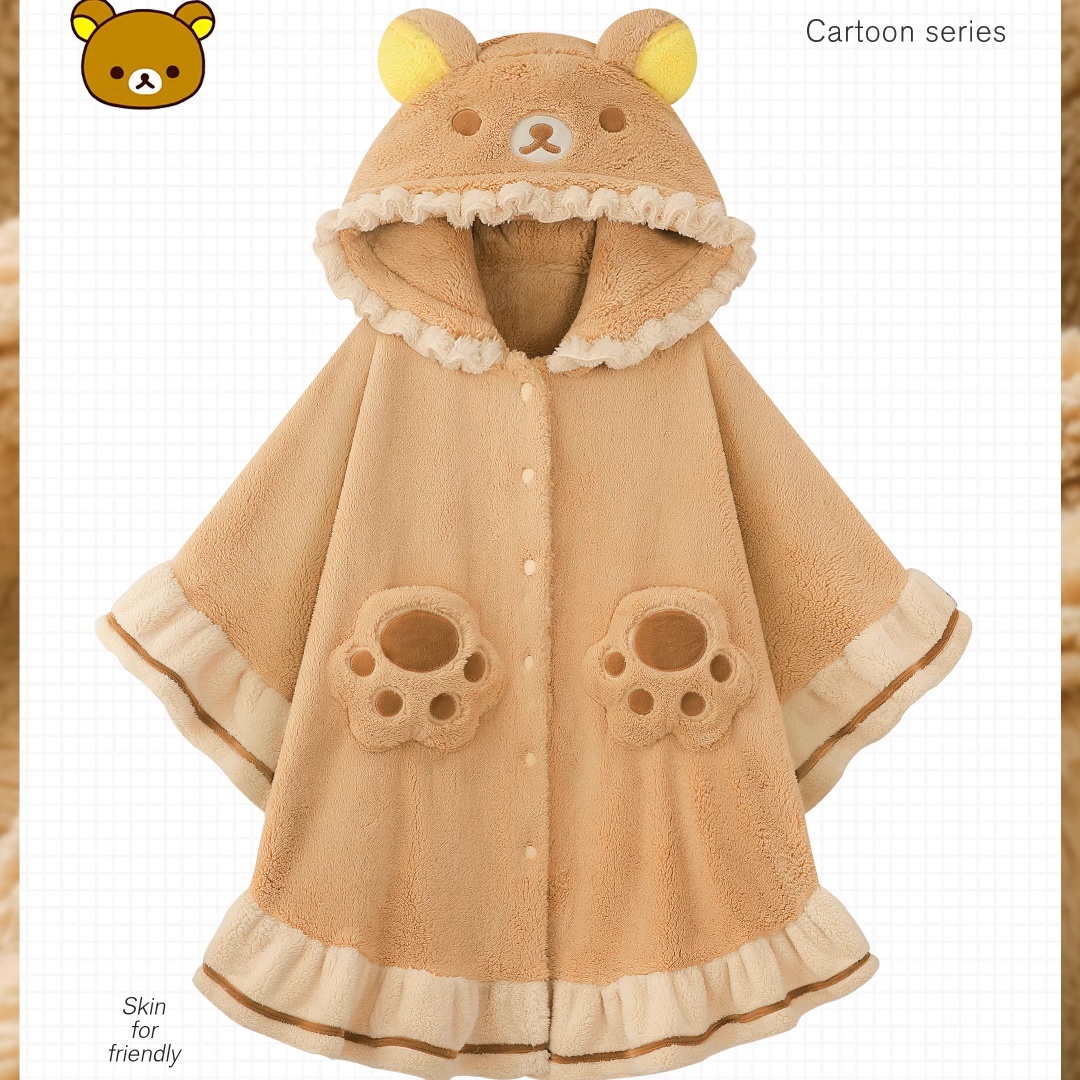 Rilakkuma Hooded Poncho Robe F - Women Shoes Xxl 리뷰 및 가격