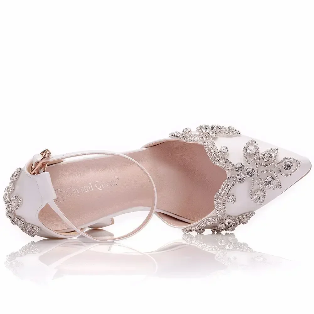 2026 Thick Heel Pointed Toe Sh - Rhinestone Sandal Women 리뷰 및 가격
