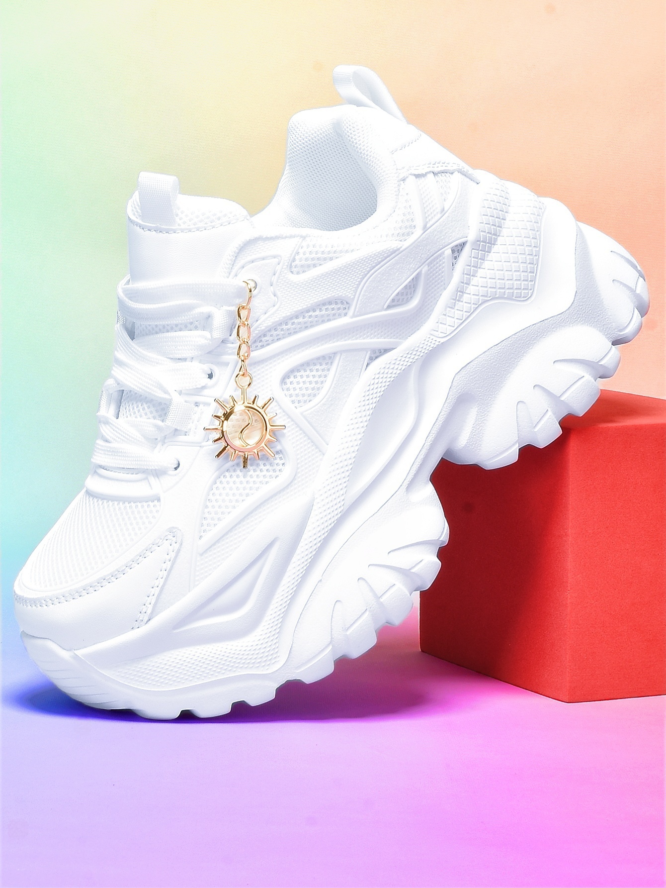 Women's Lightweight 7cm Beige  - Gold Chain Sandal 리뷰 및 가격