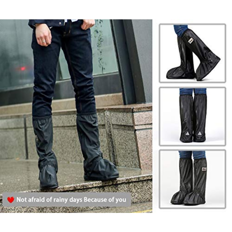 Black Waterproof Shoes Cover w - Women Shoes Xxl 리뷰 및 가격