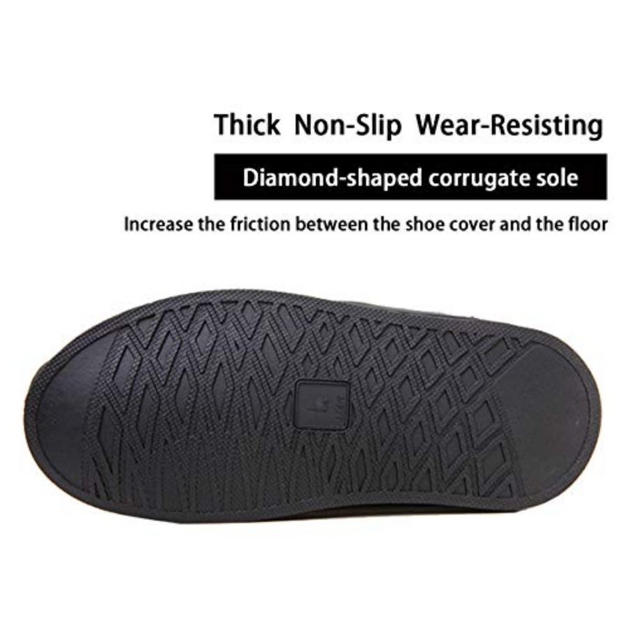 Black Waterproof Shoes Cover w - Women Shoes Xxl 리뷰 및 가격