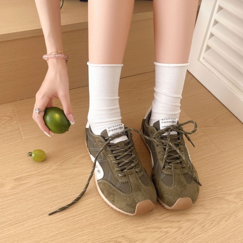 Retro Color Block Sneakers Wom - Women'S Shoes Casual Sneakers 리뷰 및 가격