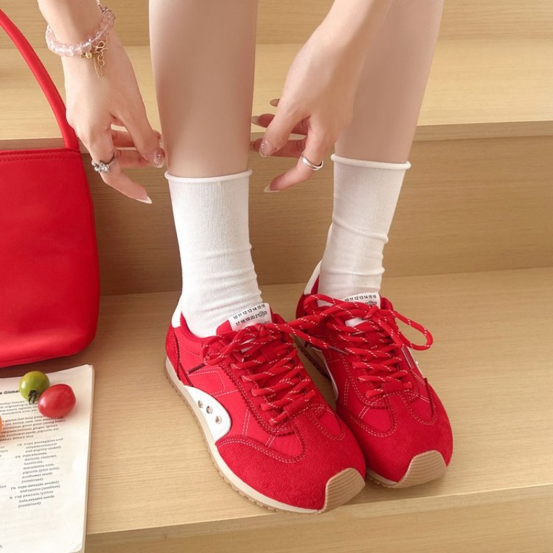 Retro Color Block Sneakers Wom - Women'S Shoes Casual Sneakers 리뷰 및 가격