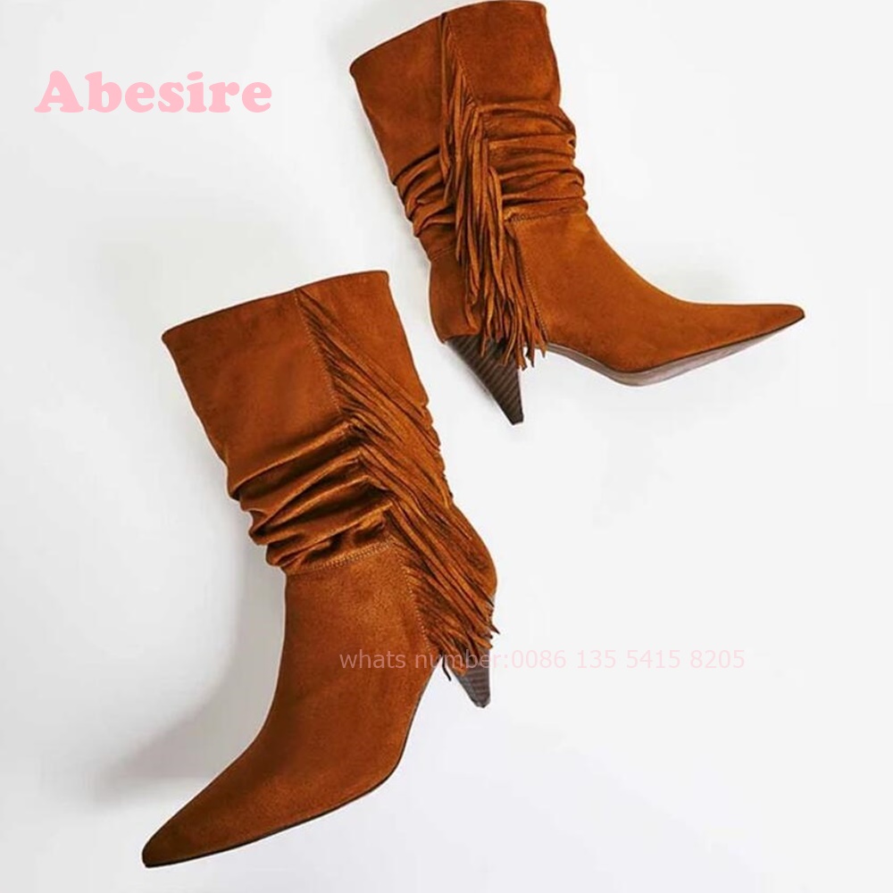 White Cone Heel Fringe Shoes V - Women'S Shoes Vegan 리뷰 및 가격