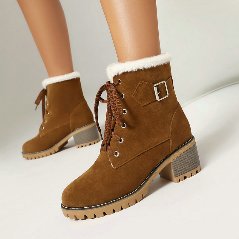 Women Winter Snow Boots Suede  - Women'S Xti Shoes 리뷰 및 가격
