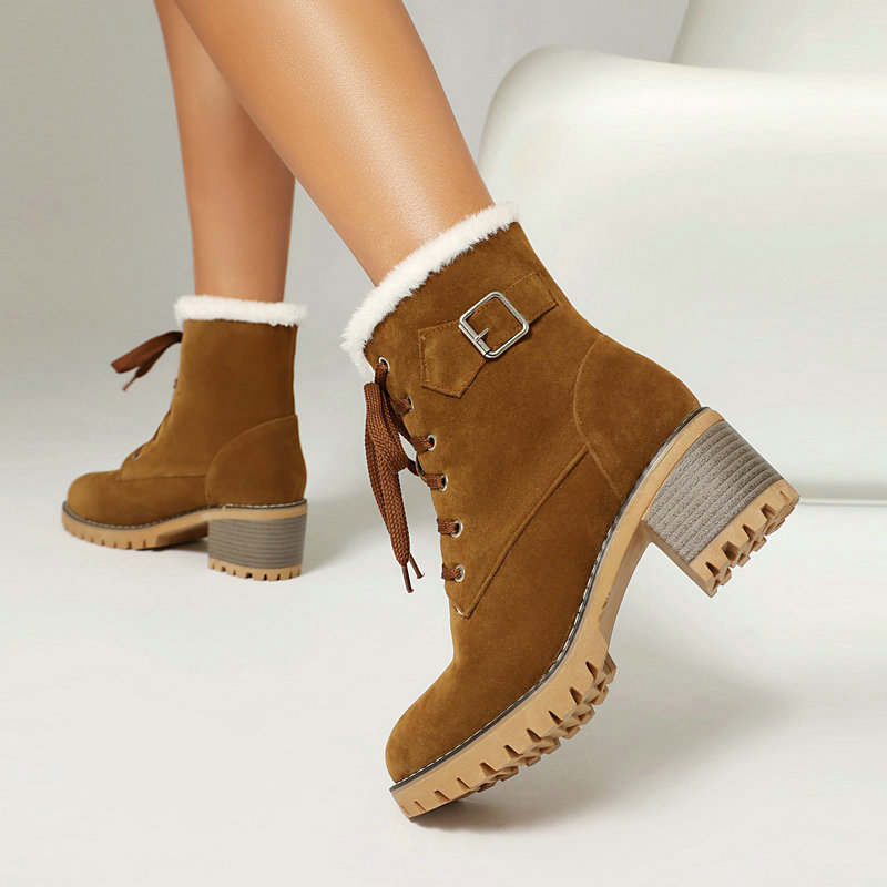 Women Winter Snow Boots Suede  - Women'S Xti Shoes 리뷰 및 가격