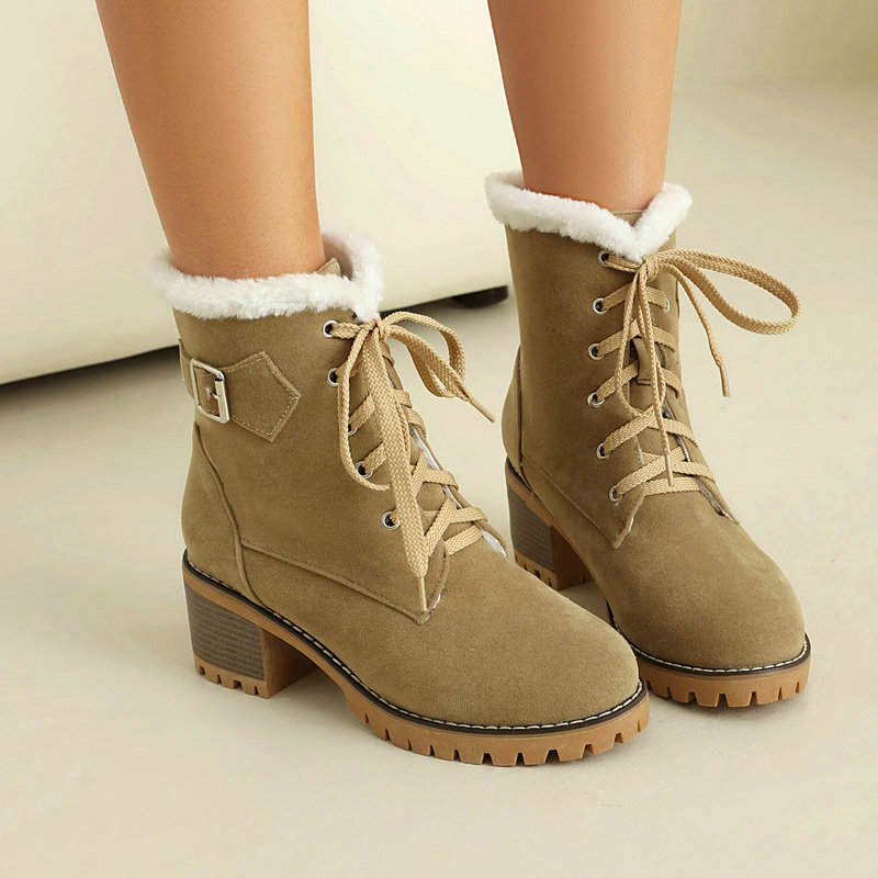 Women Winter Snow Boots Suede  - Women'S Xti Shoes 리뷰 및 가격