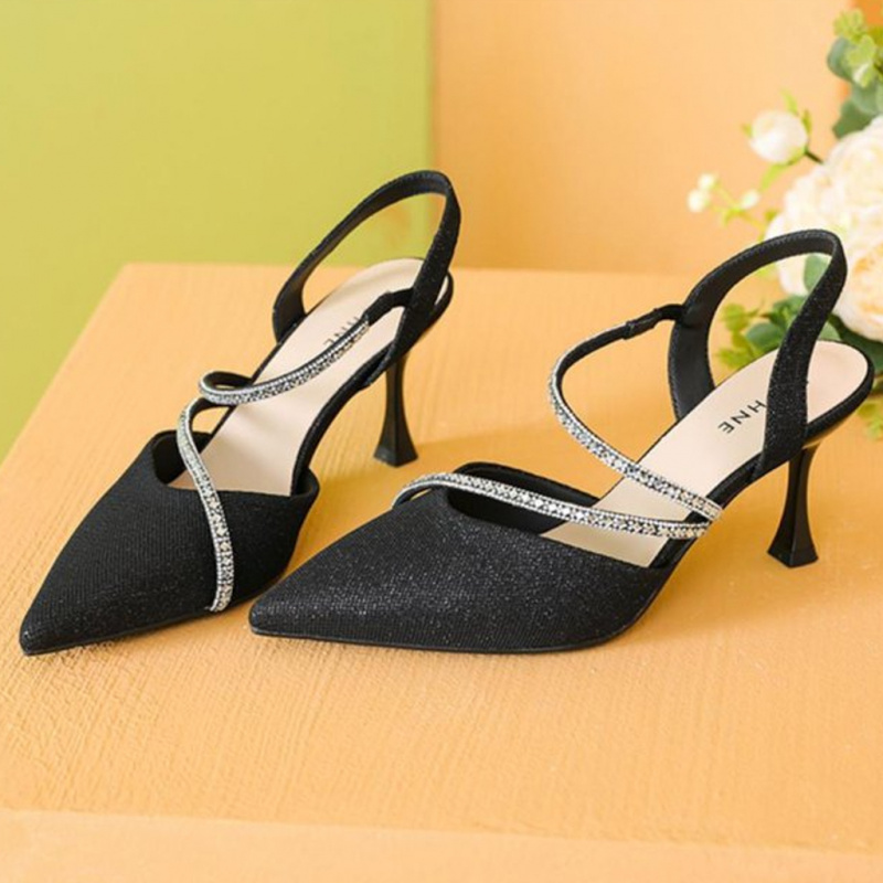 New Women's Pointed-Toe Cat-He - Rhinestone Sandal Women 리뷰 및 가격