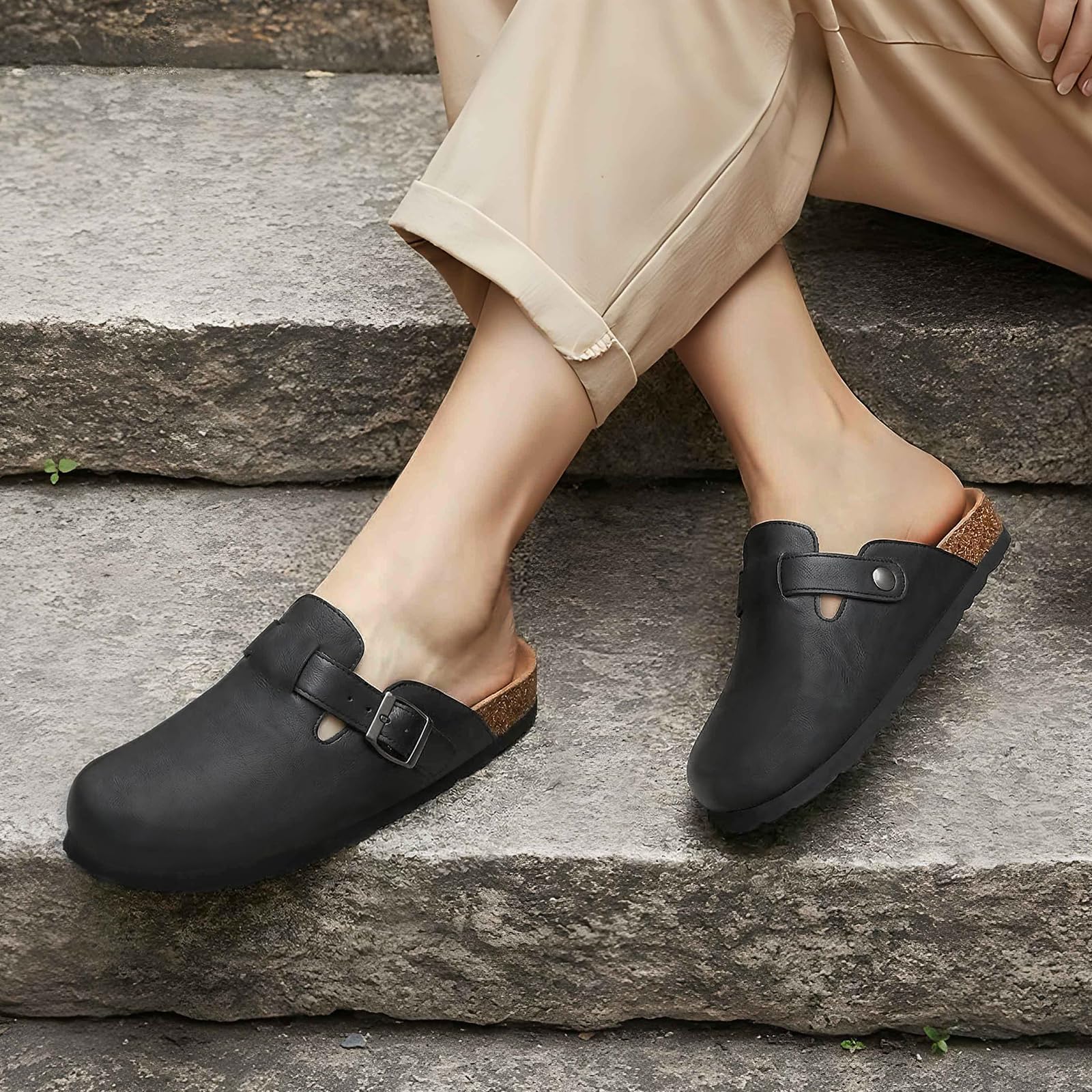 Litfun Cork Footbed Clogs Vega - Women'S Shoes Vegan 리뷰 및 가격