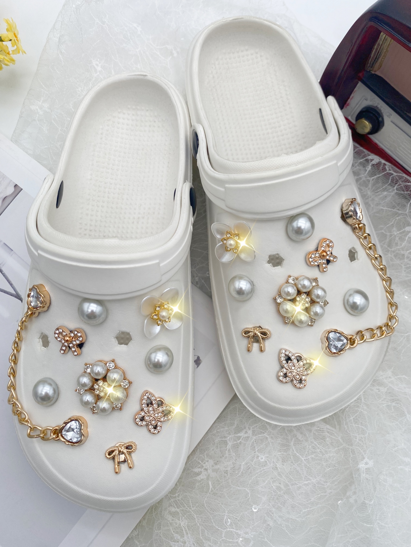 18pcs Fashion Versatile Gold P - Gold Chain Sandal 리뷰 및 가격
