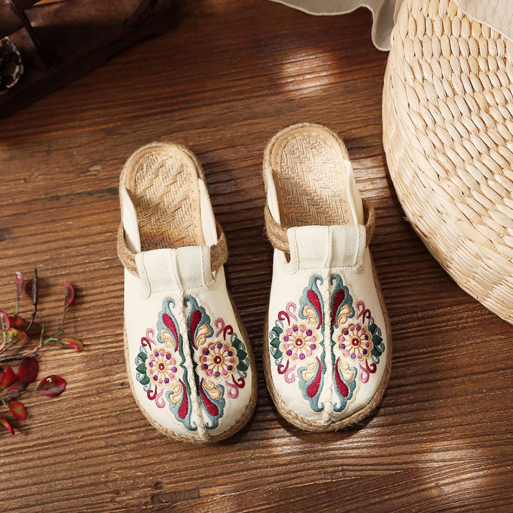 New Women Casual Linen Handmad - Women'S Shoes Vegan 리뷰 및 가격