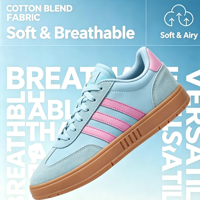 Authentic  Cyan Pink Suede Gum - Women'S Shoes Pink Adidas 리뷰 및 가격