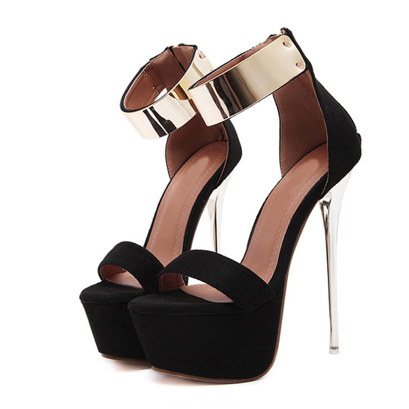 Liyke Fashion Design Metal Ank - Women Shoes Ysl 리뷰 및 가격