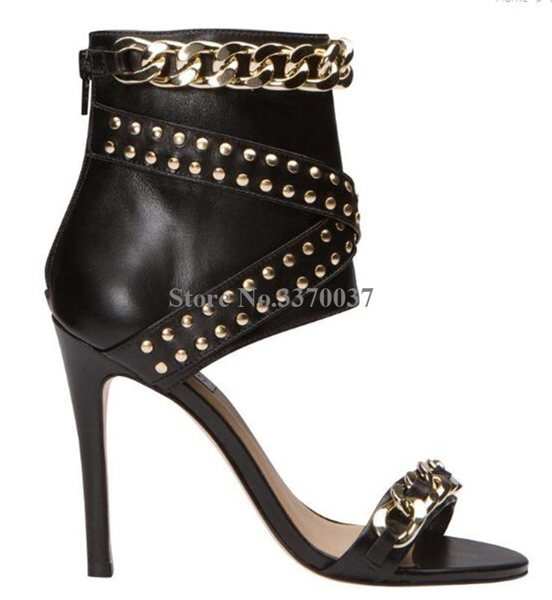 Western Fashion Women Open Toe - Gold Chain Sandal 리뷰 및 가격