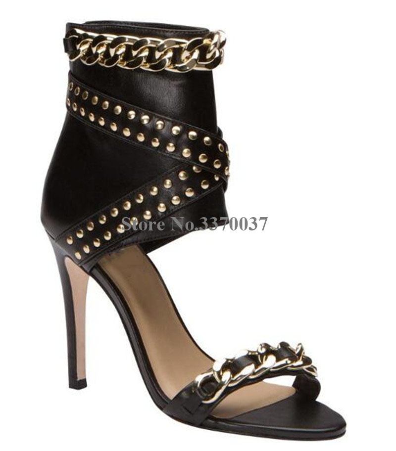 Western Fashion Women Open Toe - Gold Chain Sandal 리뷰 및 가격
